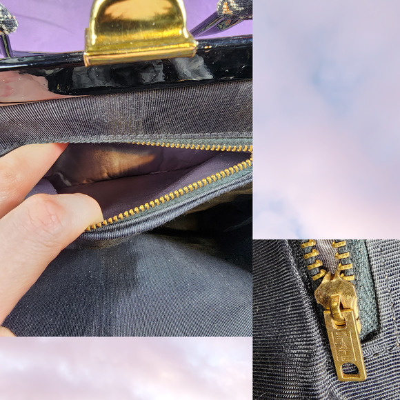 Vintage 60s Floral Carpet Hobo Bag Retro Purse Tapestry Boho Handbag Cottagecore - Picture 6 of 6